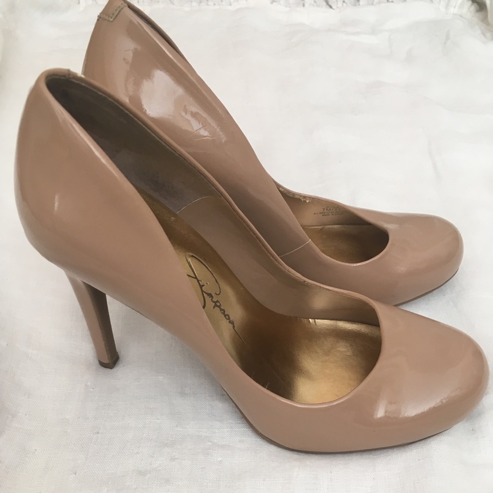 Jessica Simpson Patent Leather Heels Stilletos
